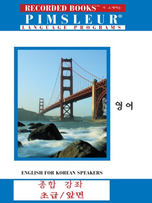 Title details for English for Korean Speakers IA by Pimsleur Language Program - Available